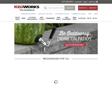 Tablet Screenshot of kegworks.com